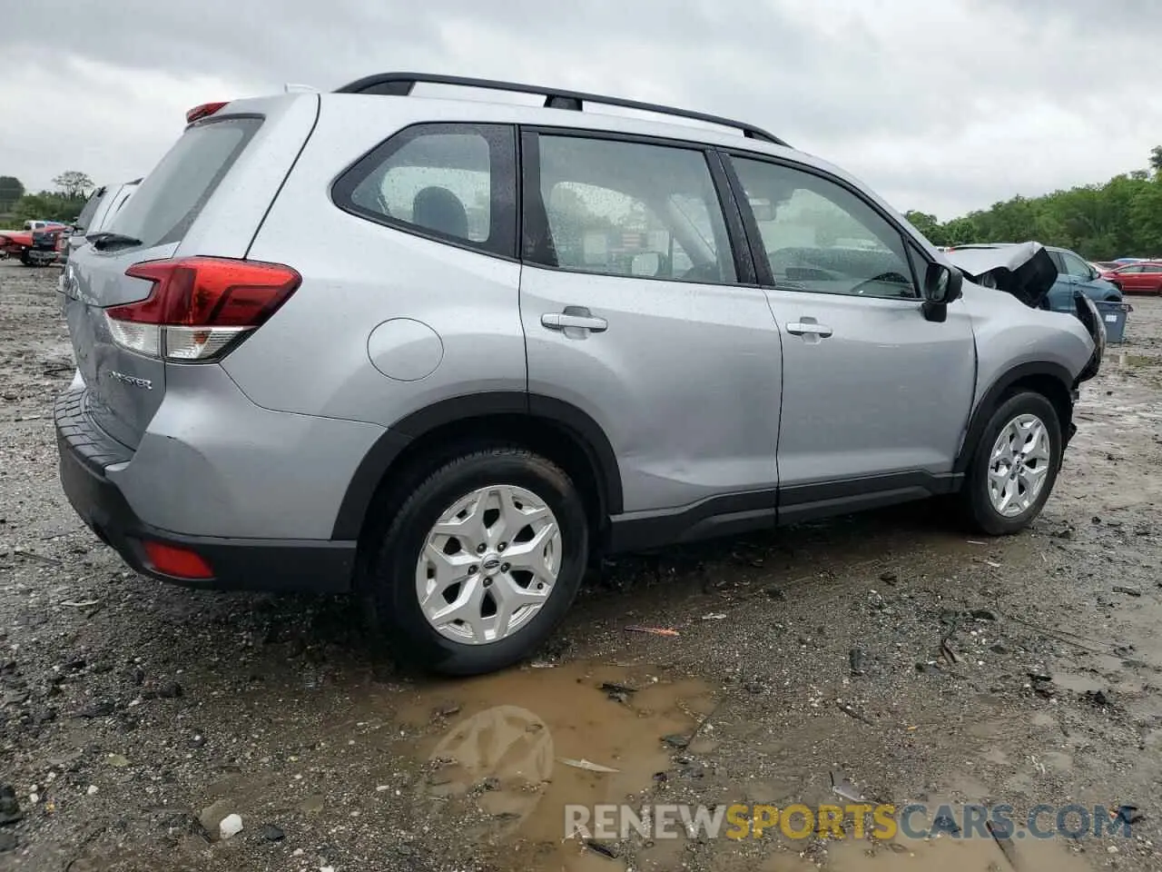 3 fotografías del automóvil dañado JF2SKACC8KH474220 SUBARU FORESTER 2019