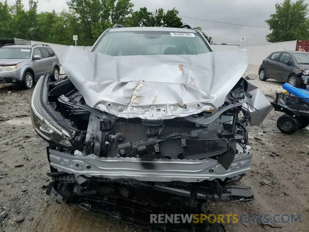 5 fotografías del automóvil dañado JF2SKACC8KH474220 SUBARU FORESTER 2019