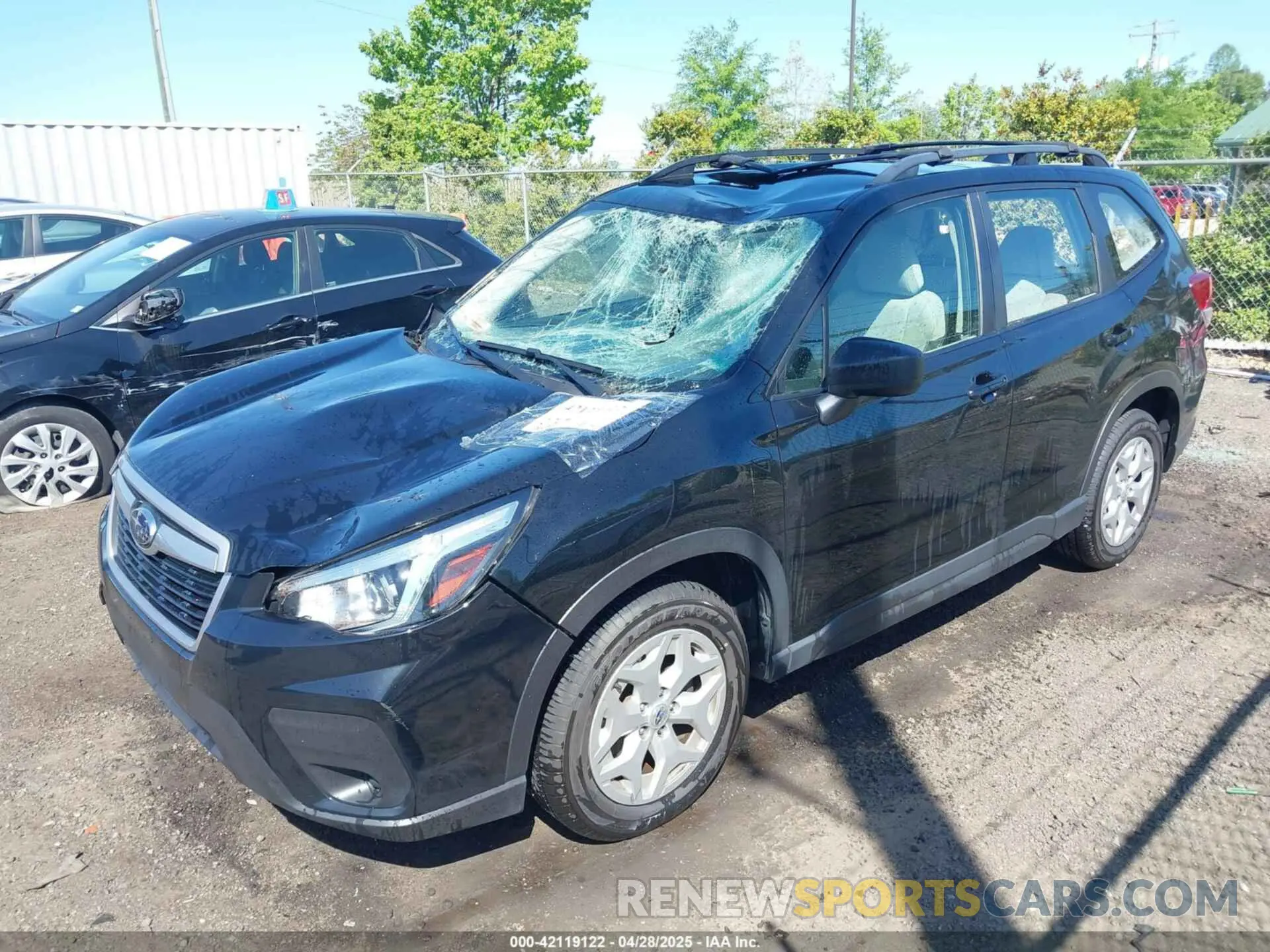 2 fotografías del automóvil dañado JF2SKACC8KH508138 SUBARU FORESTER 2019
