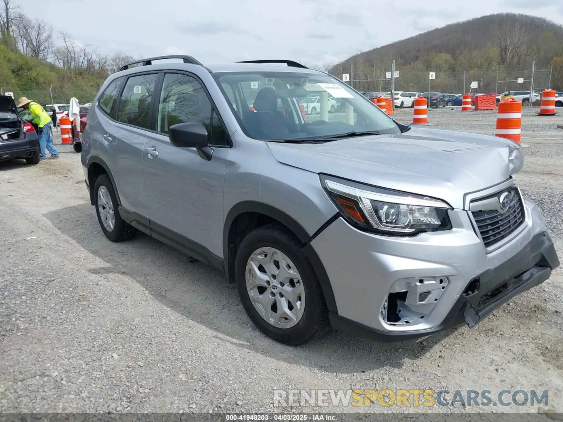 1 fotografías del automóvil dañado JF2SKACC9KH466823 SUBARU FORESTER 2019