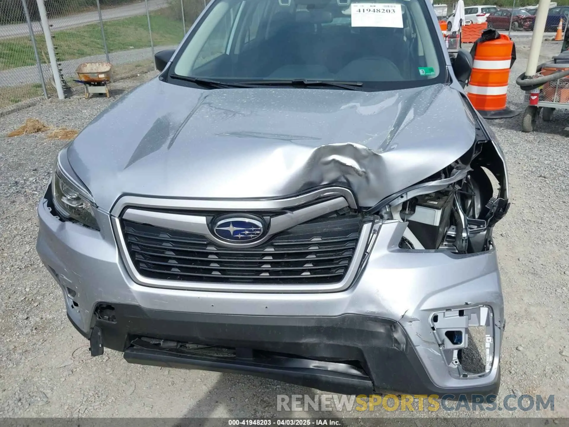 6 fotografías del automóvil dañado JF2SKACC9KH466823 SUBARU FORESTER 2019
