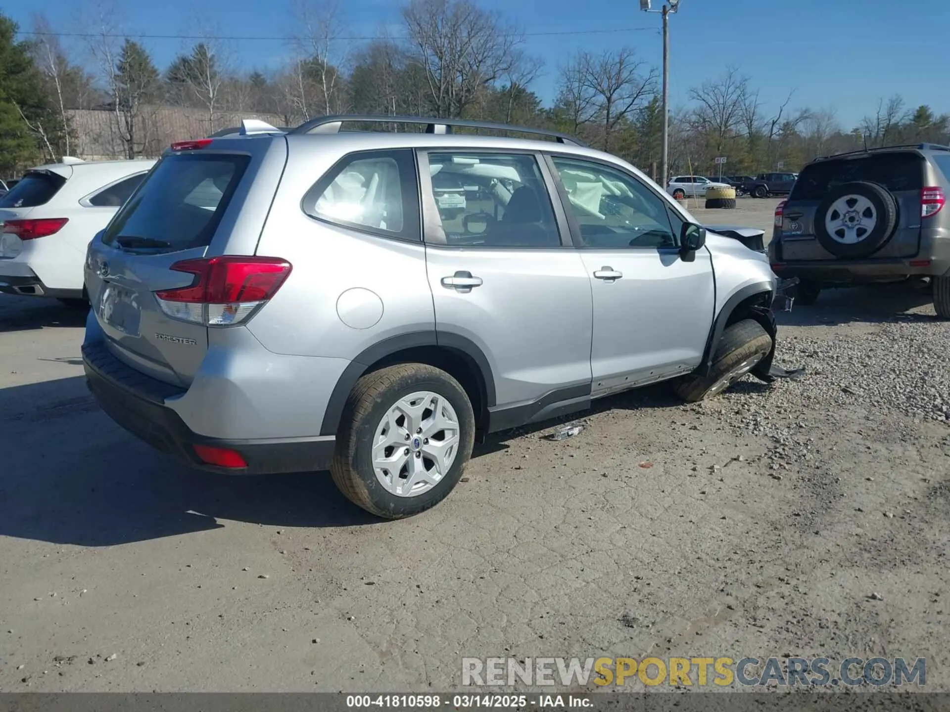 4 fotografías del automóvil dañado JF2SKACCXKH410907 SUBARU FORESTER 2019