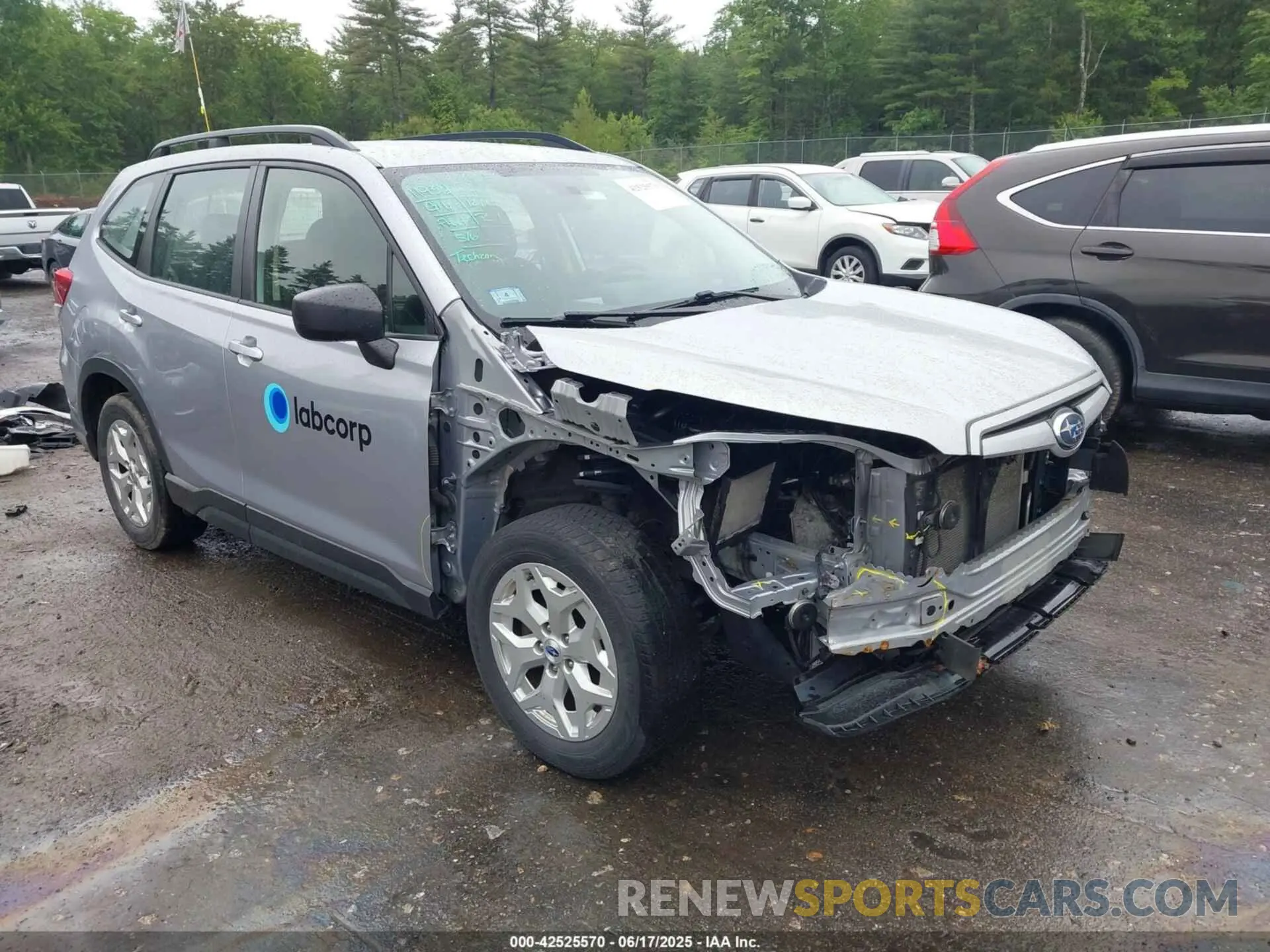 1 fotografías del automóvil dañado JF2SKACCXKH480486 SUBARU FORESTER 2019