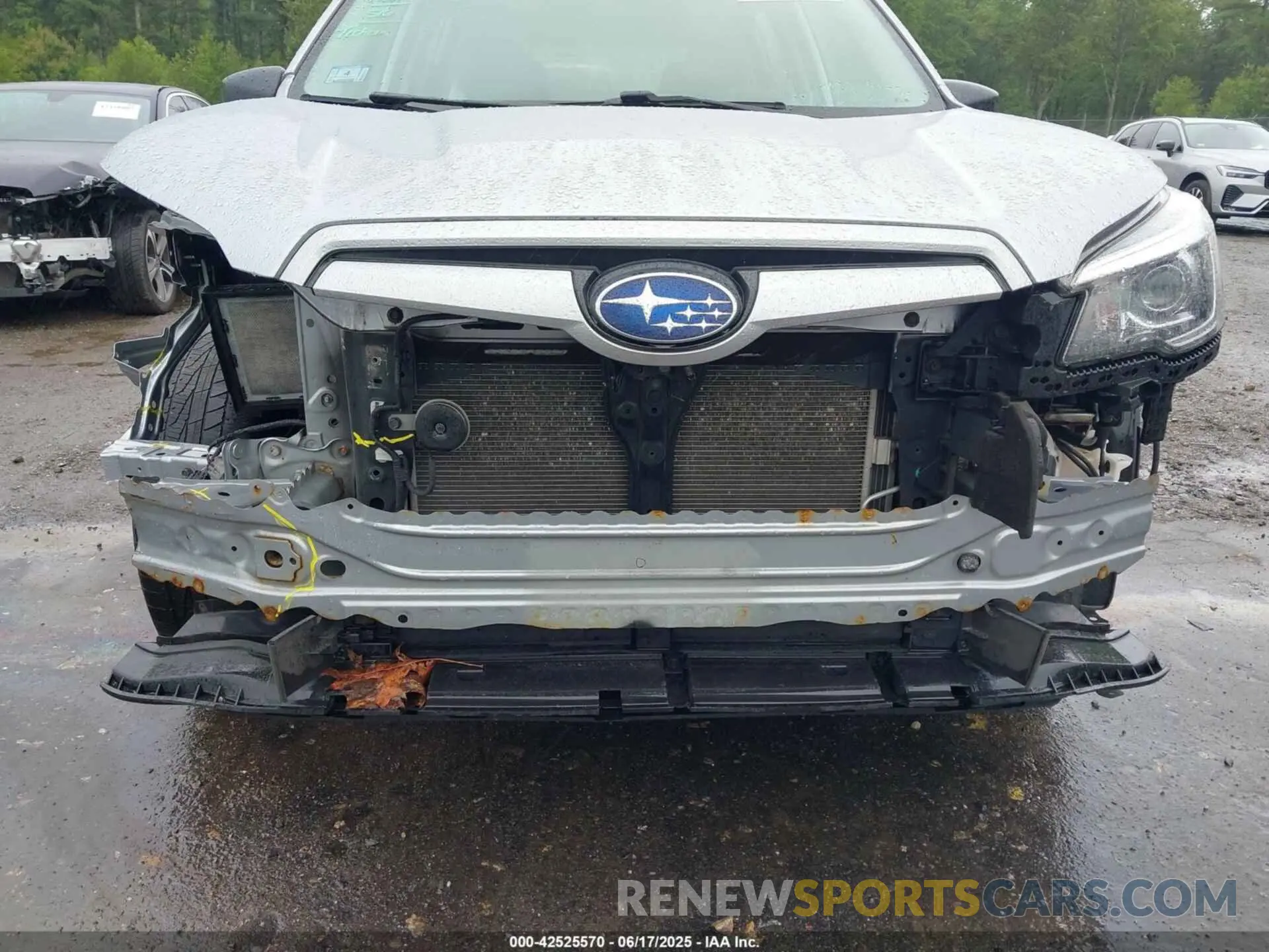 6 fotografías del automóvil dañado JF2SKACCXKH480486 SUBARU FORESTER 2019