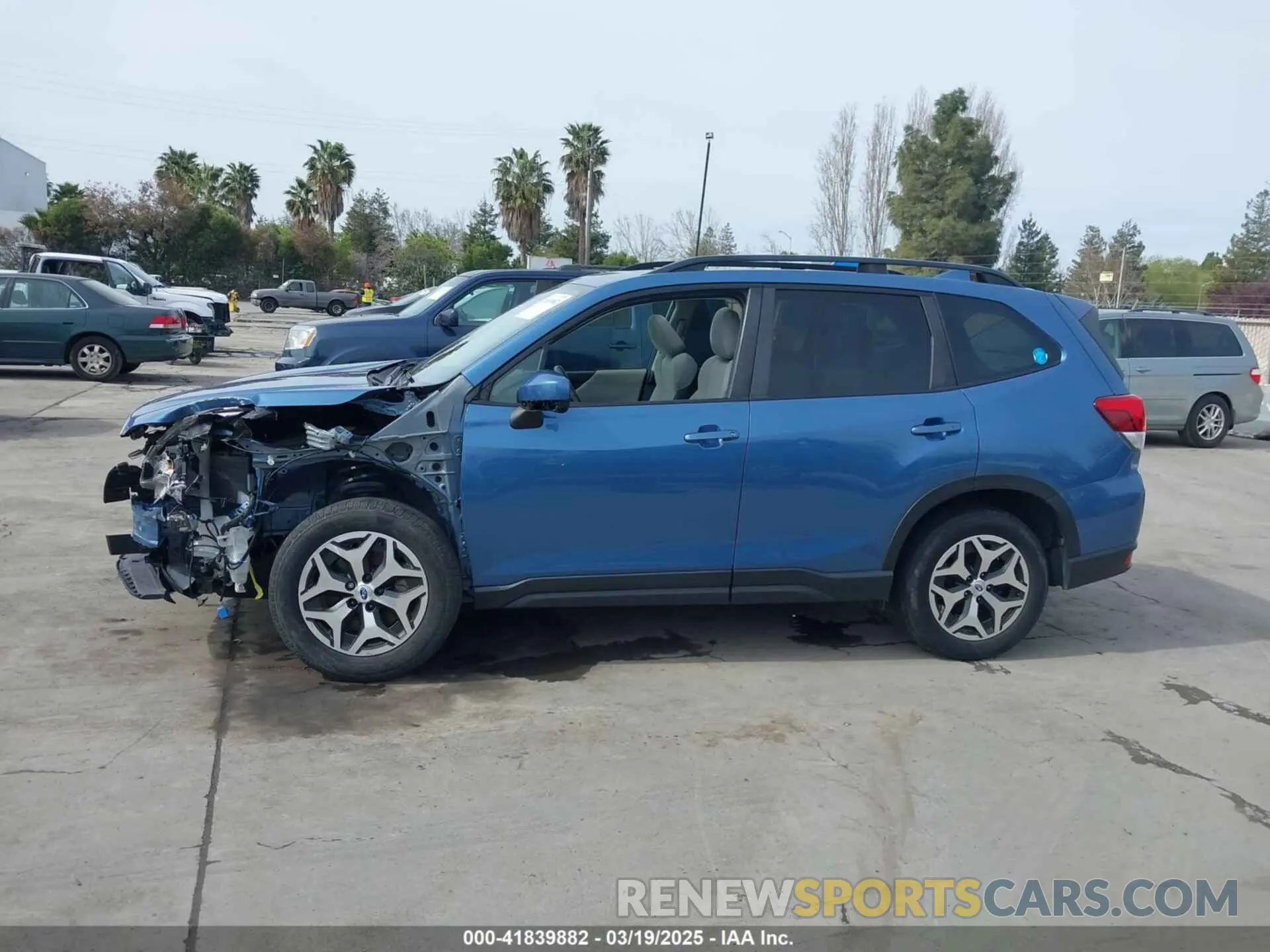15 fotografías del automóvil dañado JF2SKAEC0KH522113 SUBARU FORESTER 2019