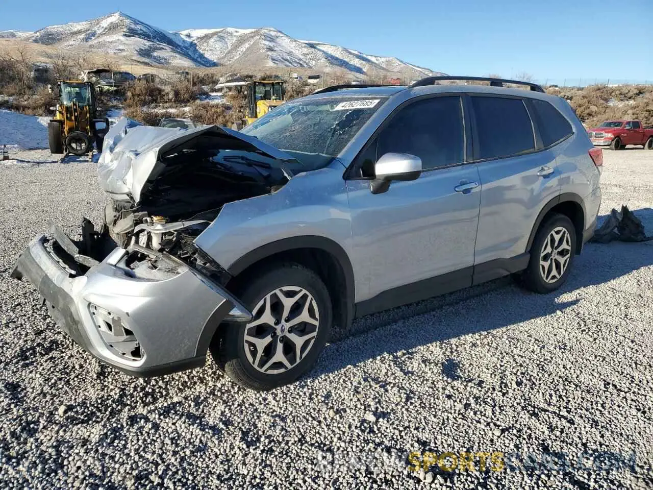 1 fotografías del automóvil dañado JF2SKAEC0KH526291 SUBARU FORESTER 2019