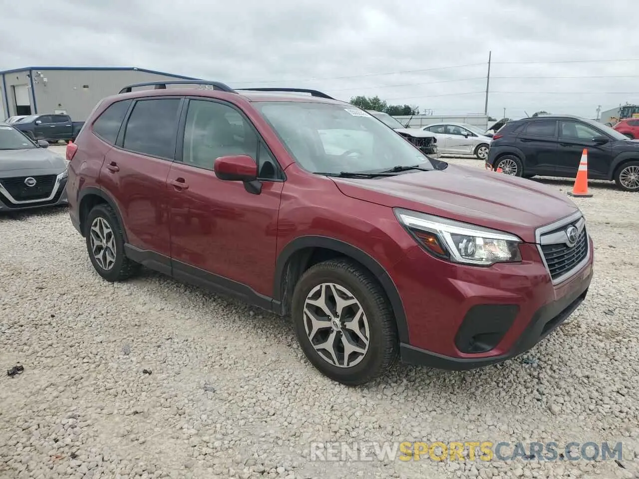 4 fotografías del automóvil dañado JF2SKAEC0KH594378 SUBARU FORESTER 2019