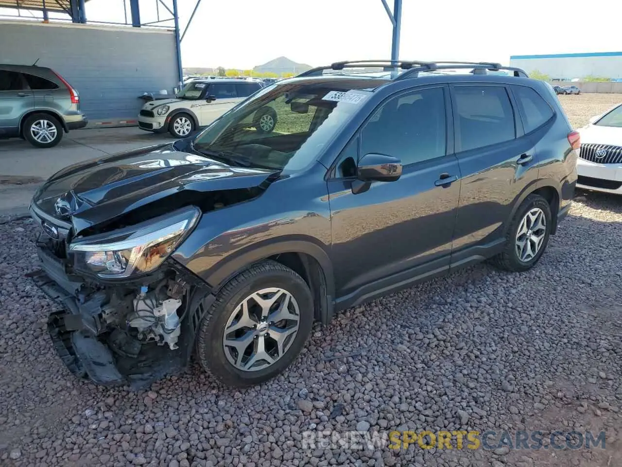 1 fotografías del automóvil dañado JF2SKAEC1KH412042 SUBARU FORESTER 2019