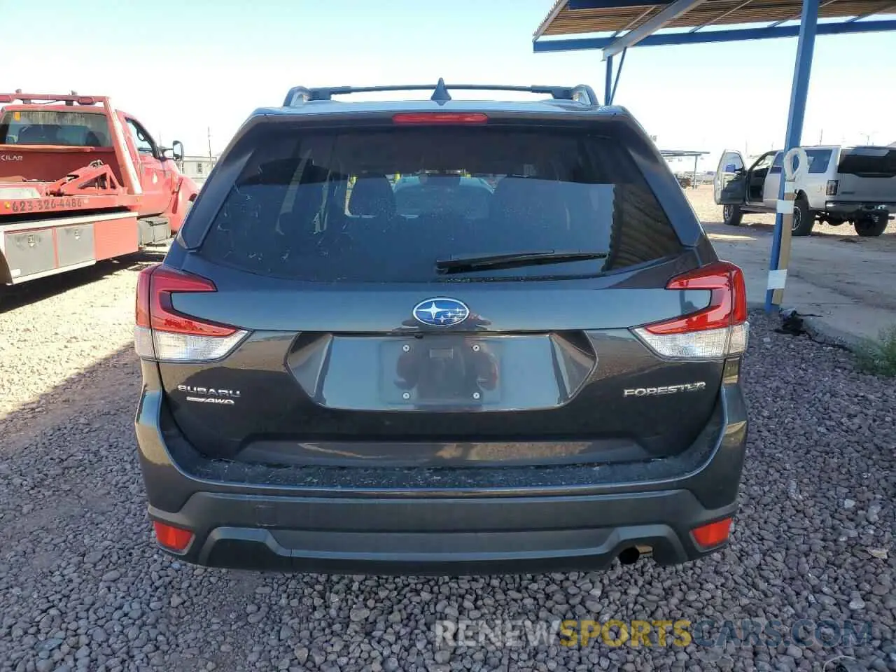 6 fotografías del automóvil dañado JF2SKAEC1KH412042 SUBARU FORESTER 2019