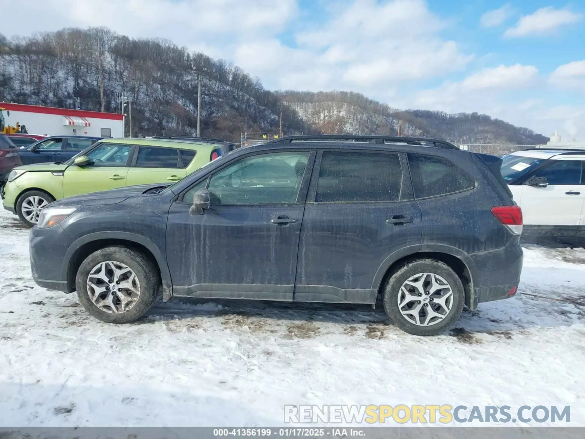 14 fotografías del automóvil dañado JF2SKAEC1KH568971 SUBARU FORESTER 2019