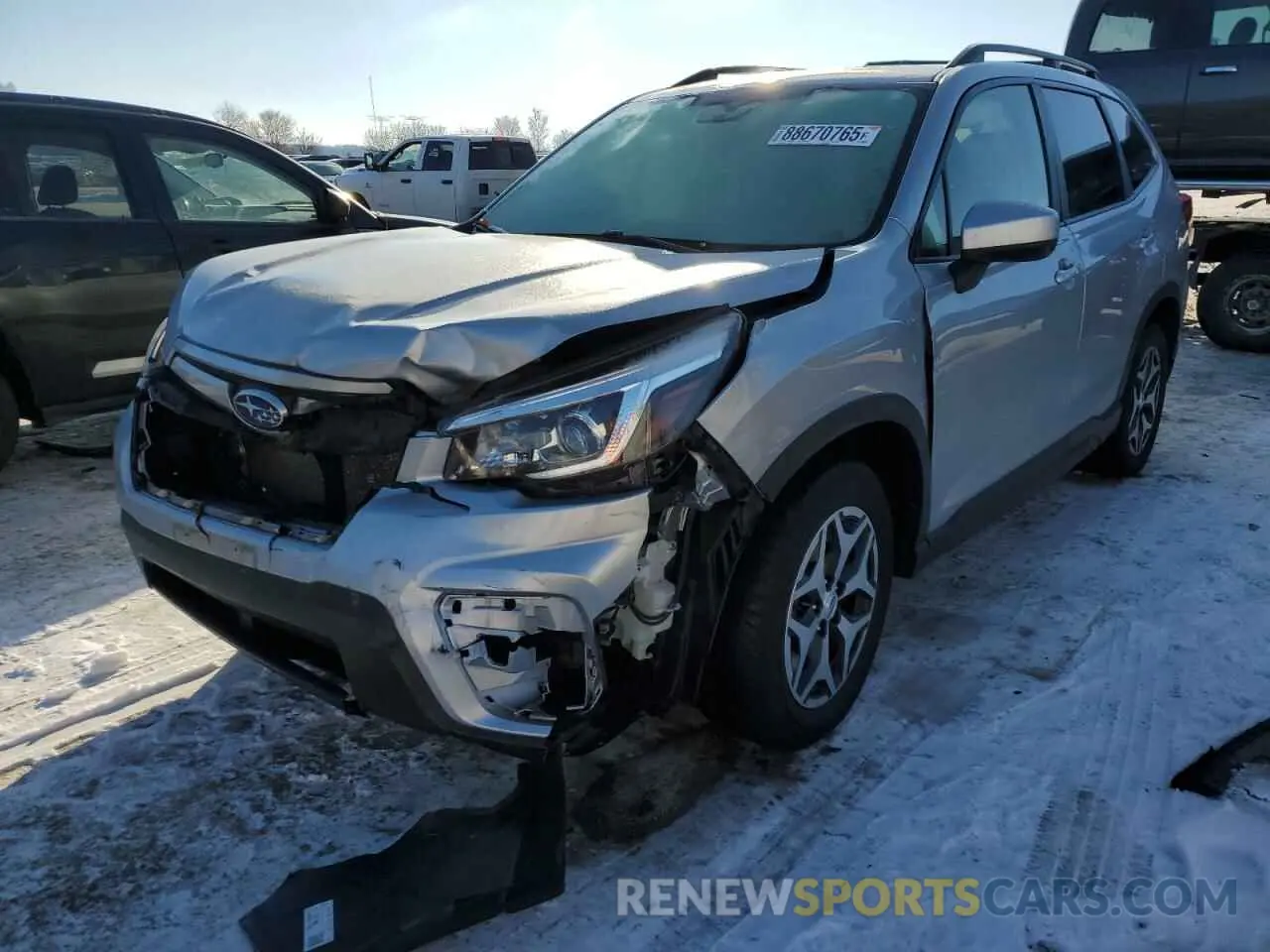 1 fotografías del automóvil dañado JF2SKAEC3KH400636 SUBARU FORESTER 2019