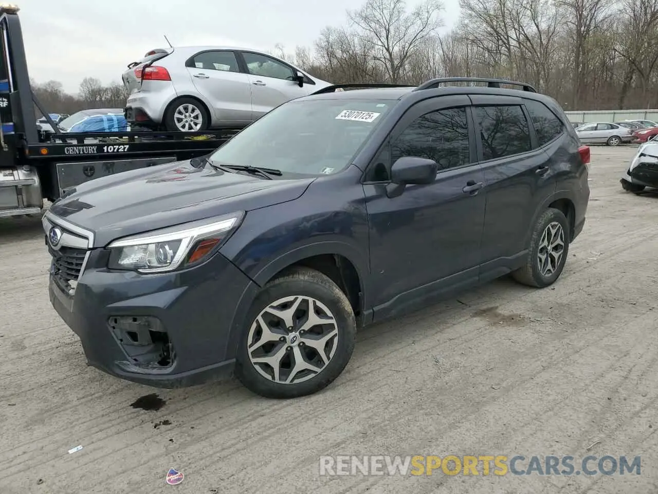 1 fotografías del automóvil dañado JF2SKAEC3KH432521 SUBARU FORESTER 2019