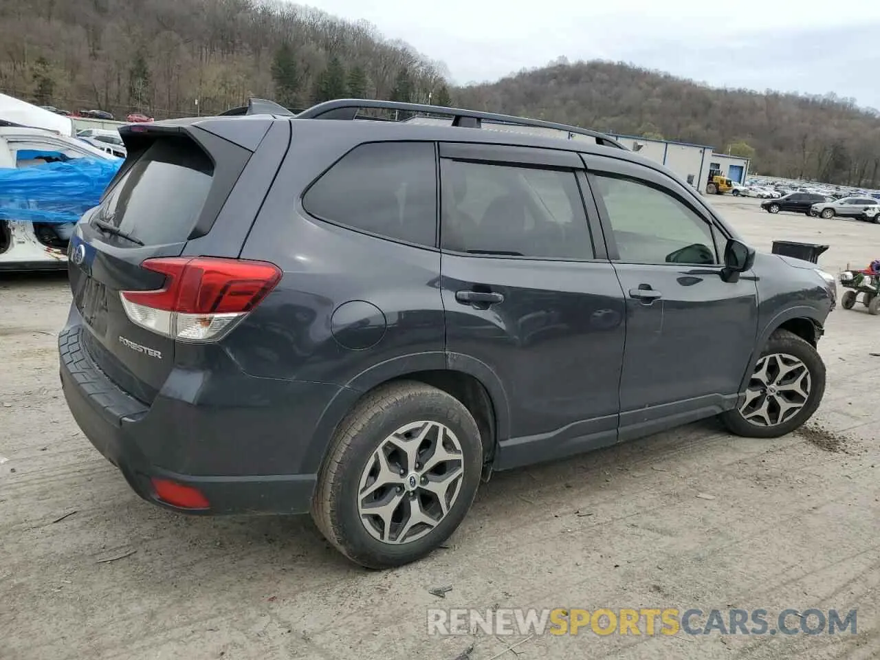 3 fotografías del automóvil dañado JF2SKAEC3KH432521 SUBARU FORESTER 2019