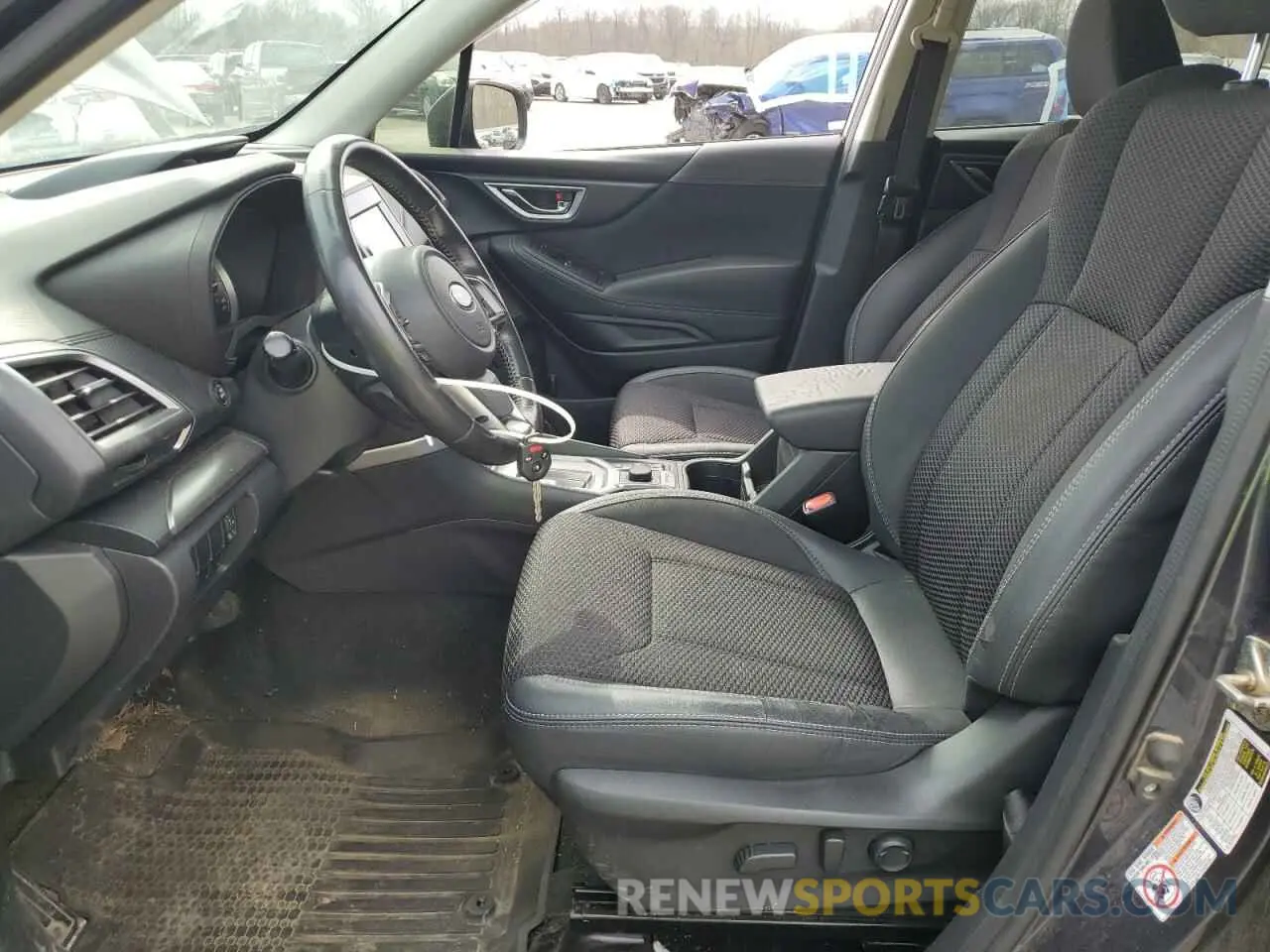 7 fotografías del automóvil dañado JF2SKAEC3KH432521 SUBARU FORESTER 2019