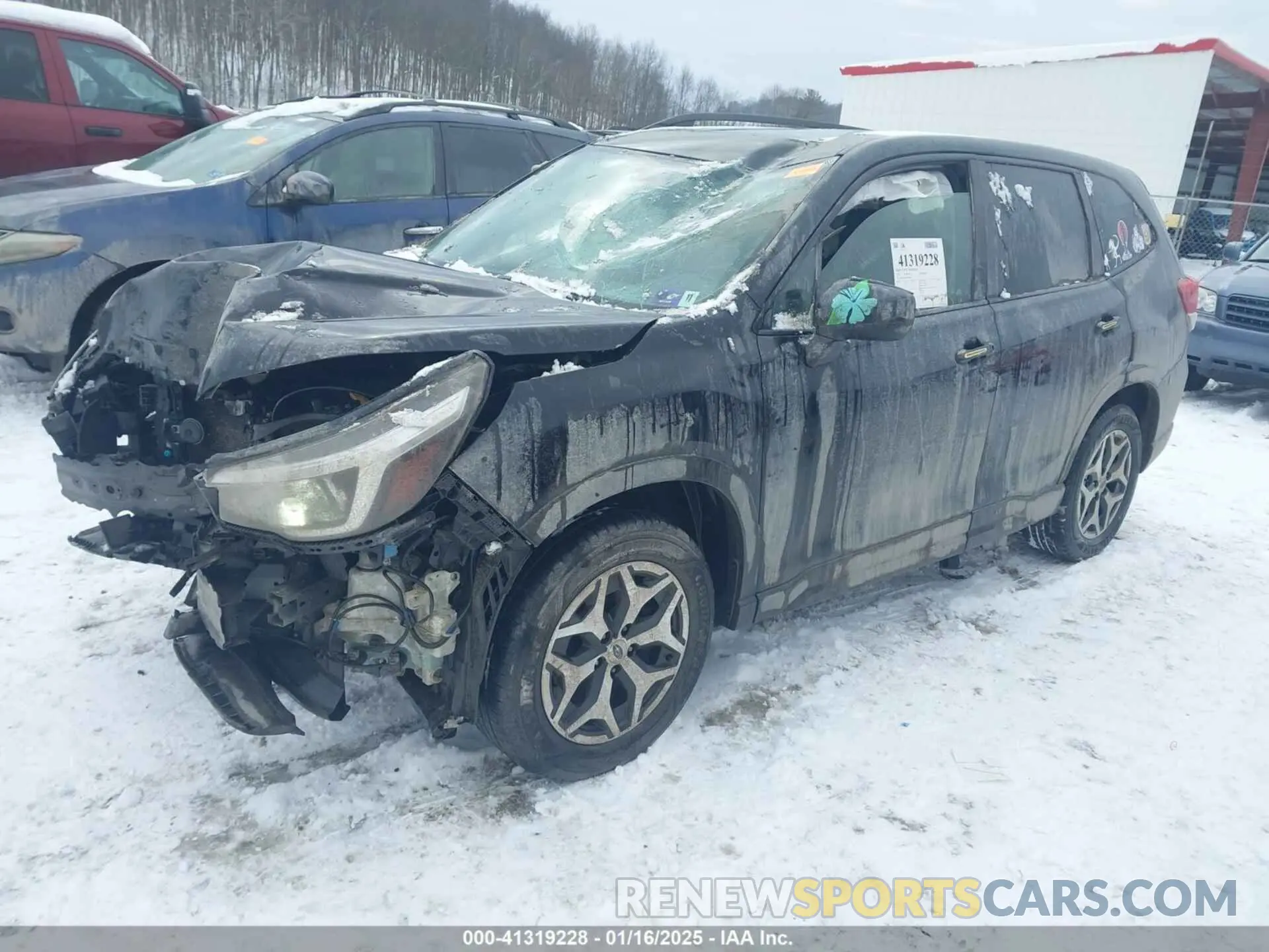 2 fotografías del automóvil dañado JF2SKAEC4KH454950 SUBARU FORESTER 2019
