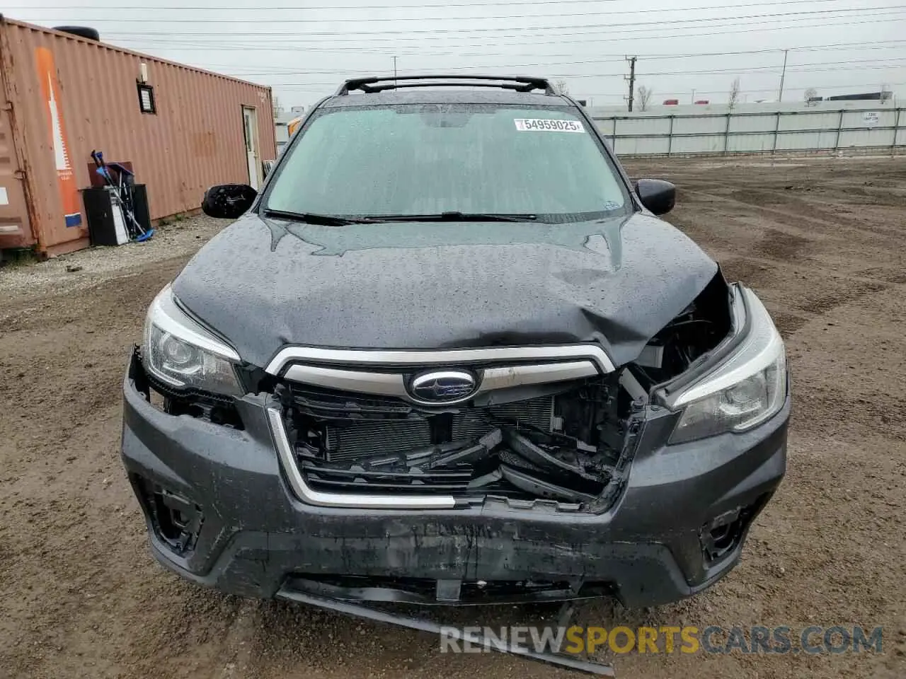 5 fotografías del automóvil dañado JF2SKAEC5KH428633 SUBARU FORESTER 2019