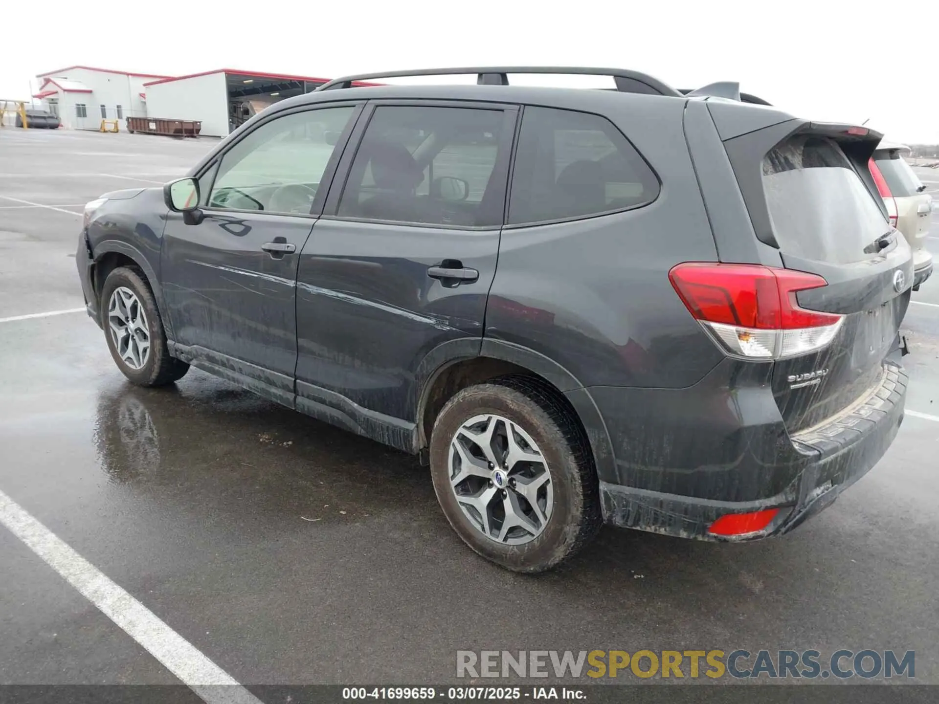 3 fotografías del automóvil dañado JF2SKAEC5KH583862 SUBARU FORESTER 2019
