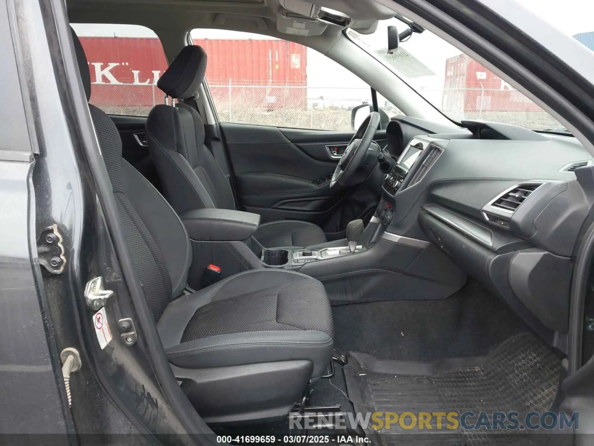 5 fotografías del automóvil dañado JF2SKAEC5KH583862 SUBARU FORESTER 2019
