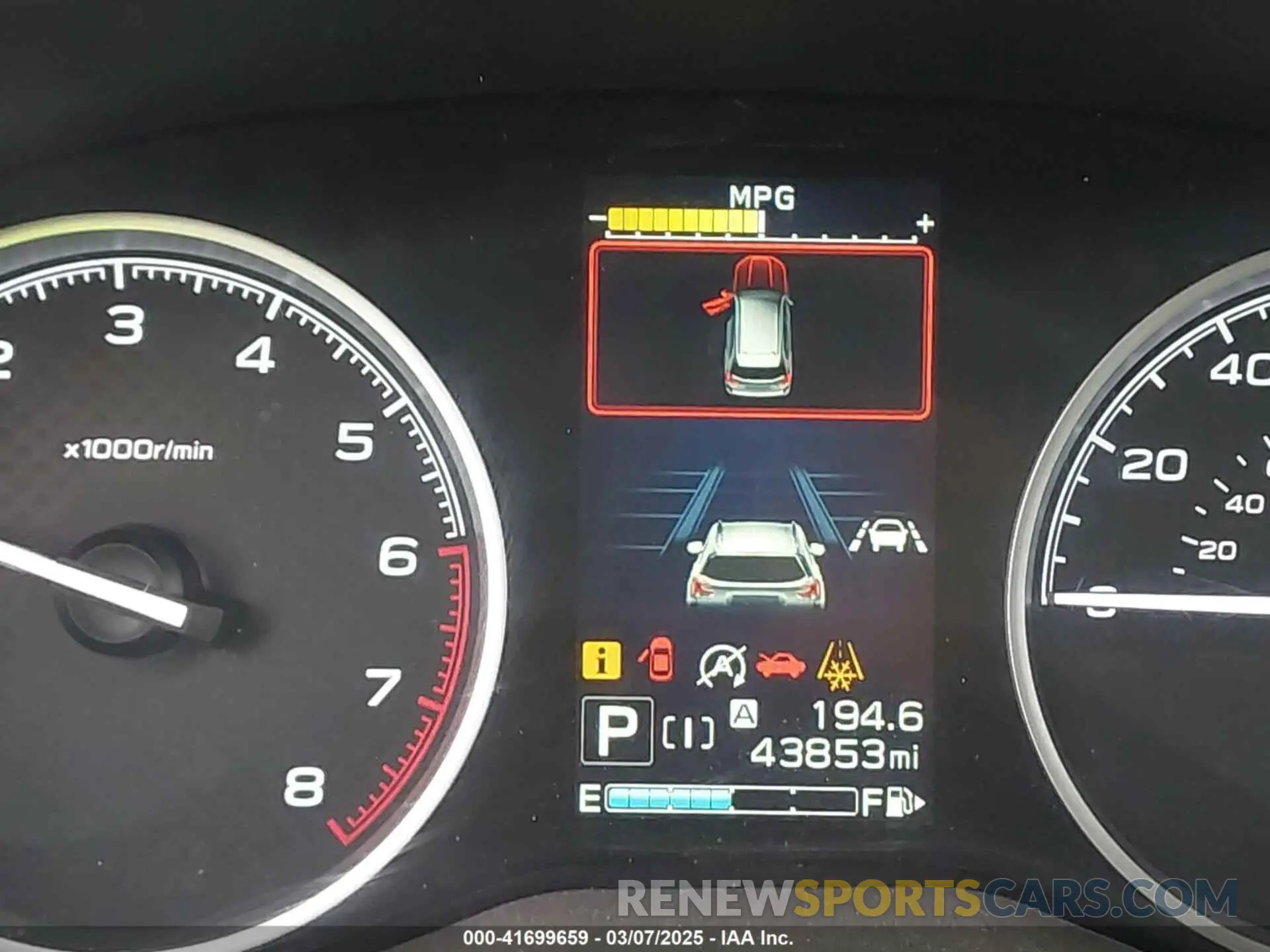 7 fotografías del automóvil dañado JF2SKAEC5KH583862 SUBARU FORESTER 2019