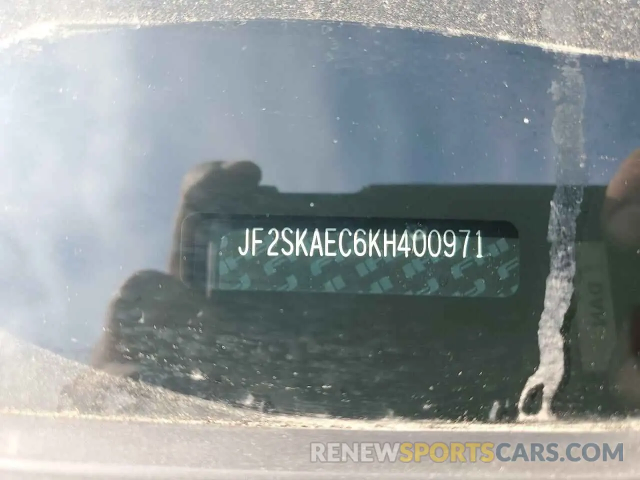 13 fotografías del automóvil dañado JF2SKAEC6KH400971 SUBARU FORESTER 2019