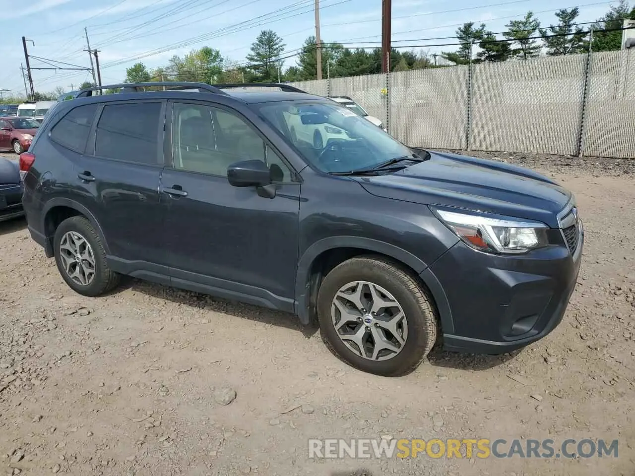 4 fotografías del automóvil dañado JF2SKAEC6KH400971 SUBARU FORESTER 2019