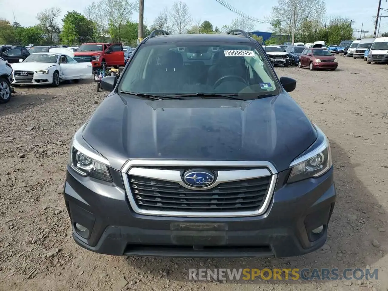 5 fotografías del automóvil dañado JF2SKAEC6KH400971 SUBARU FORESTER 2019
