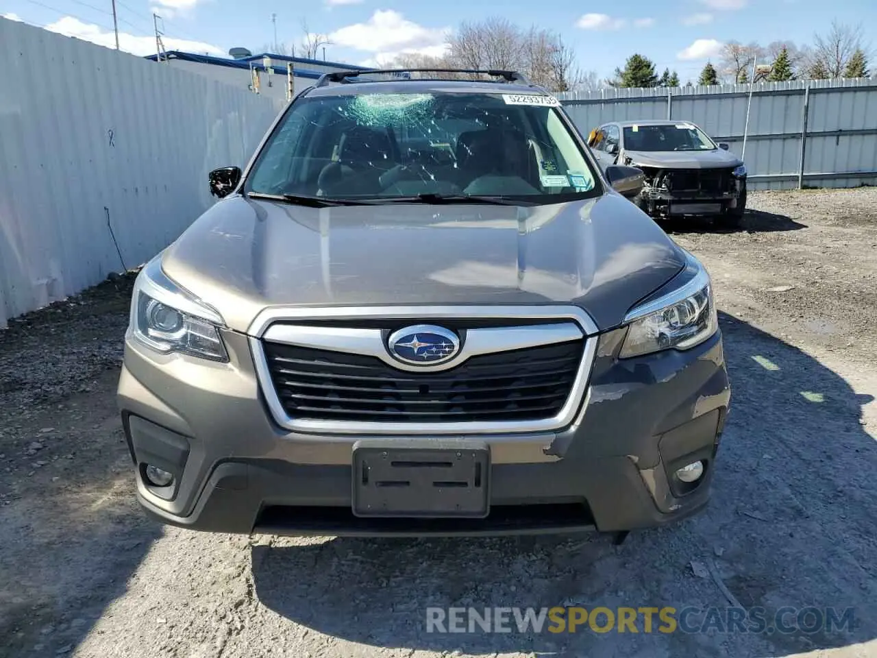 5 fotografías del automóvil dañado JF2SKAEC7KH593874 SUBARU FORESTER 2019