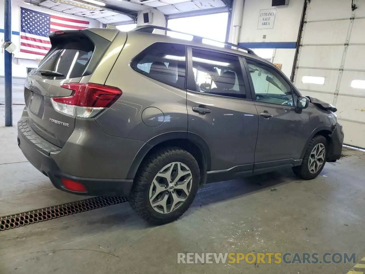 3 fotografías del automóvil dañado JF2SKAEC8KH530430 SUBARU FORESTER 2019