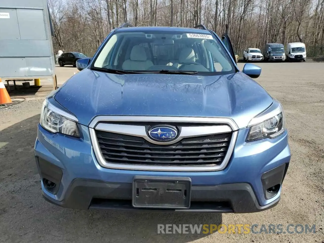 5 fotografías del automóvil dañado JF2SKAEC8KH573830 SUBARU FORESTER 2019