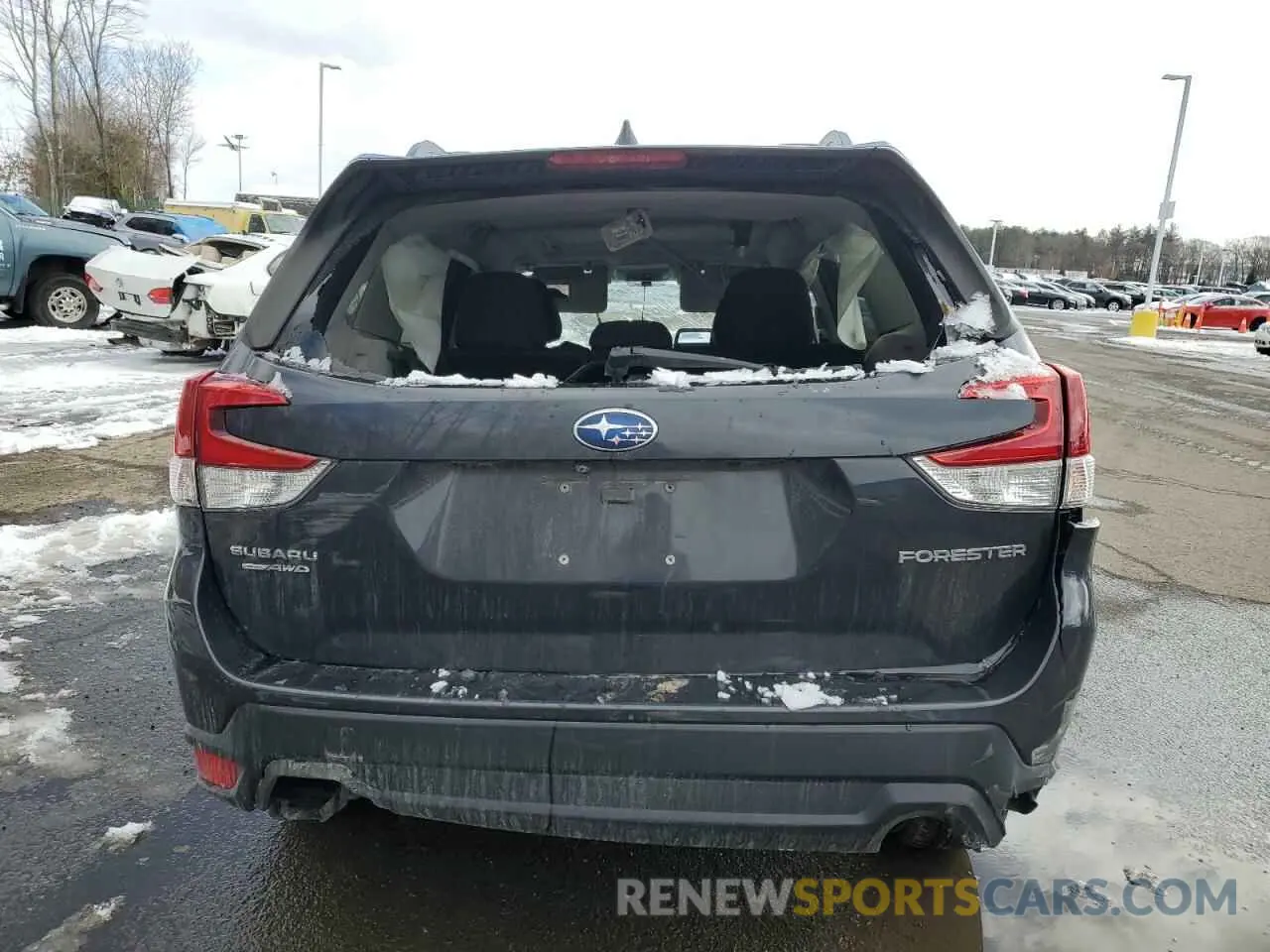 6 fotografías del automóvil dañado JF2SKAEC9KH487524 SUBARU FORESTER 2019