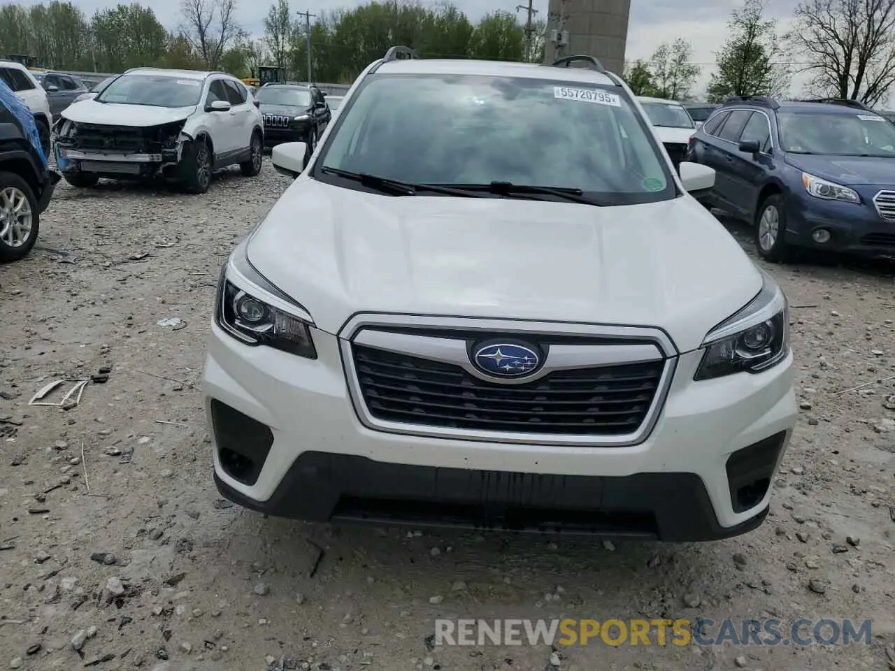 5 fotografías del automóvil dañado JF2SKAECXKH487418 SUBARU FORESTER 2019