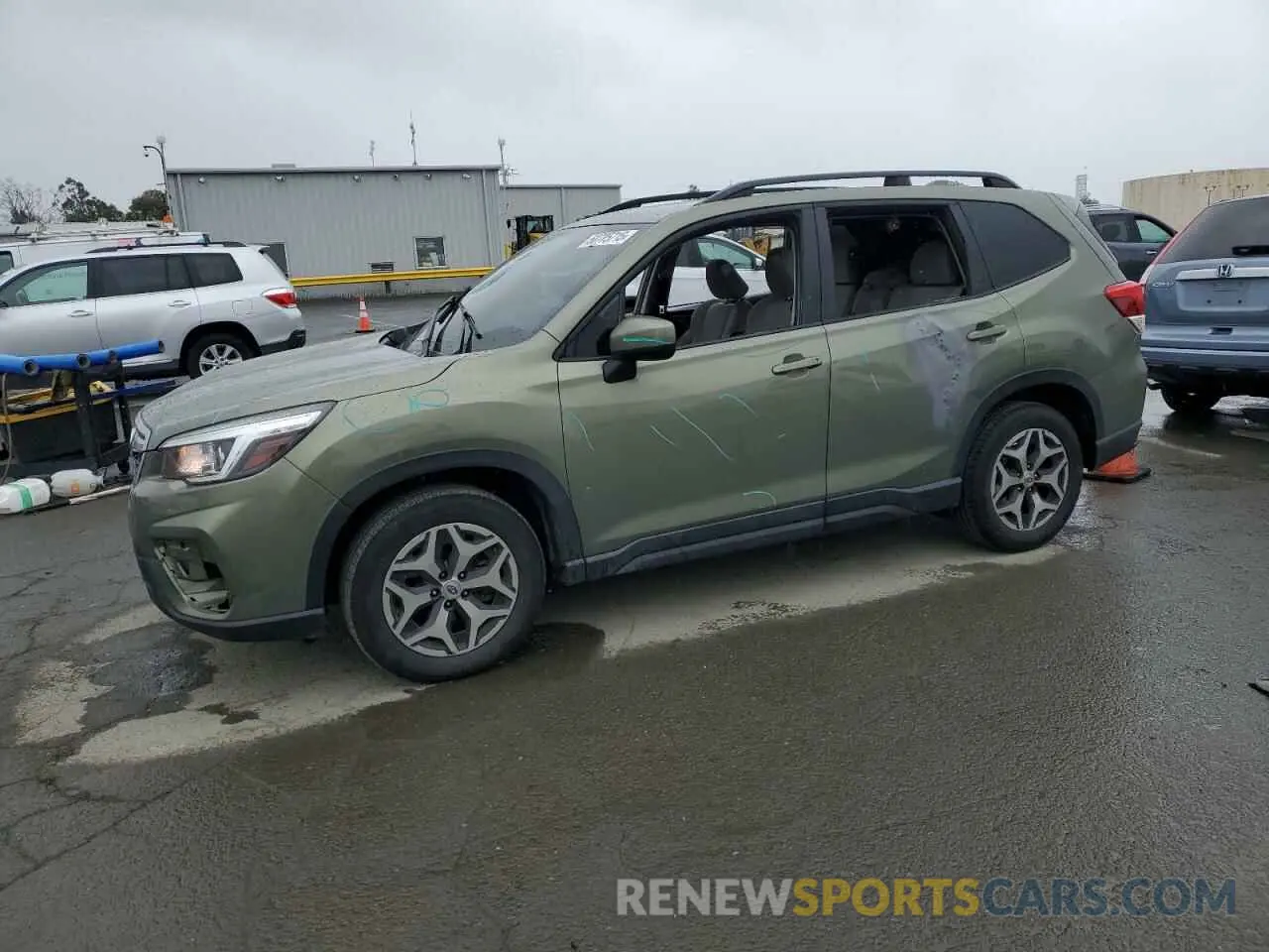 1 fotografías del automóvil dañado JF2SKAGC0KH501355 SUBARU FORESTER 2019