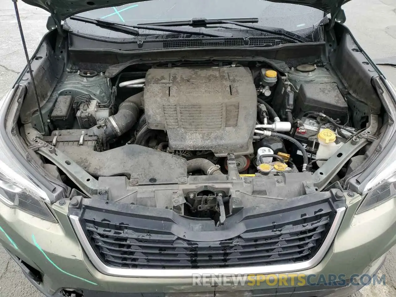 11 fotografías del automóvil dañado JF2SKAGC0KH501355 SUBARU FORESTER 2019