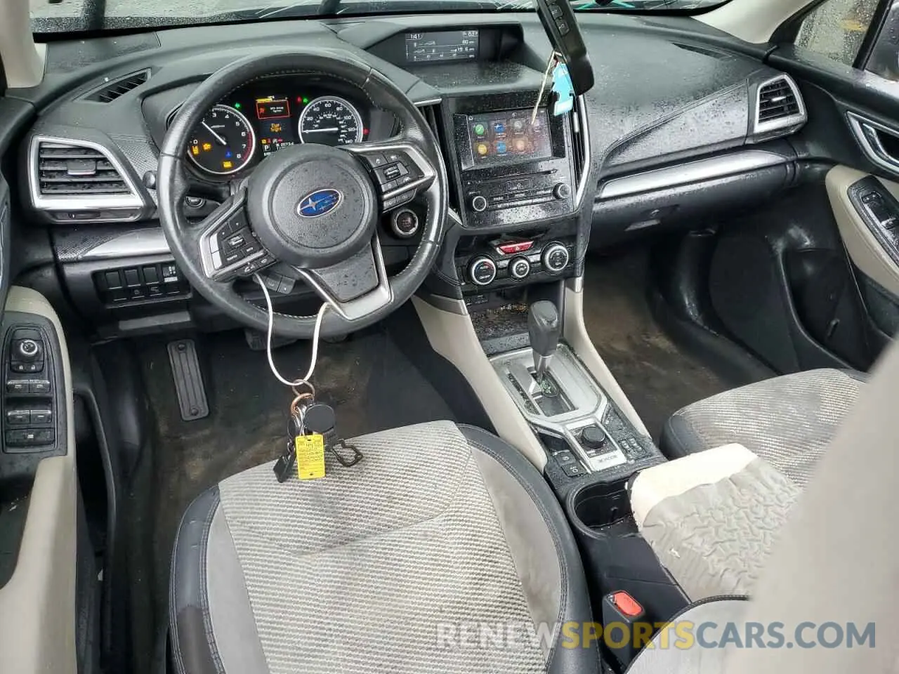 8 fotografías del automóvil dañado JF2SKAGC0KH501355 SUBARU FORESTER 2019