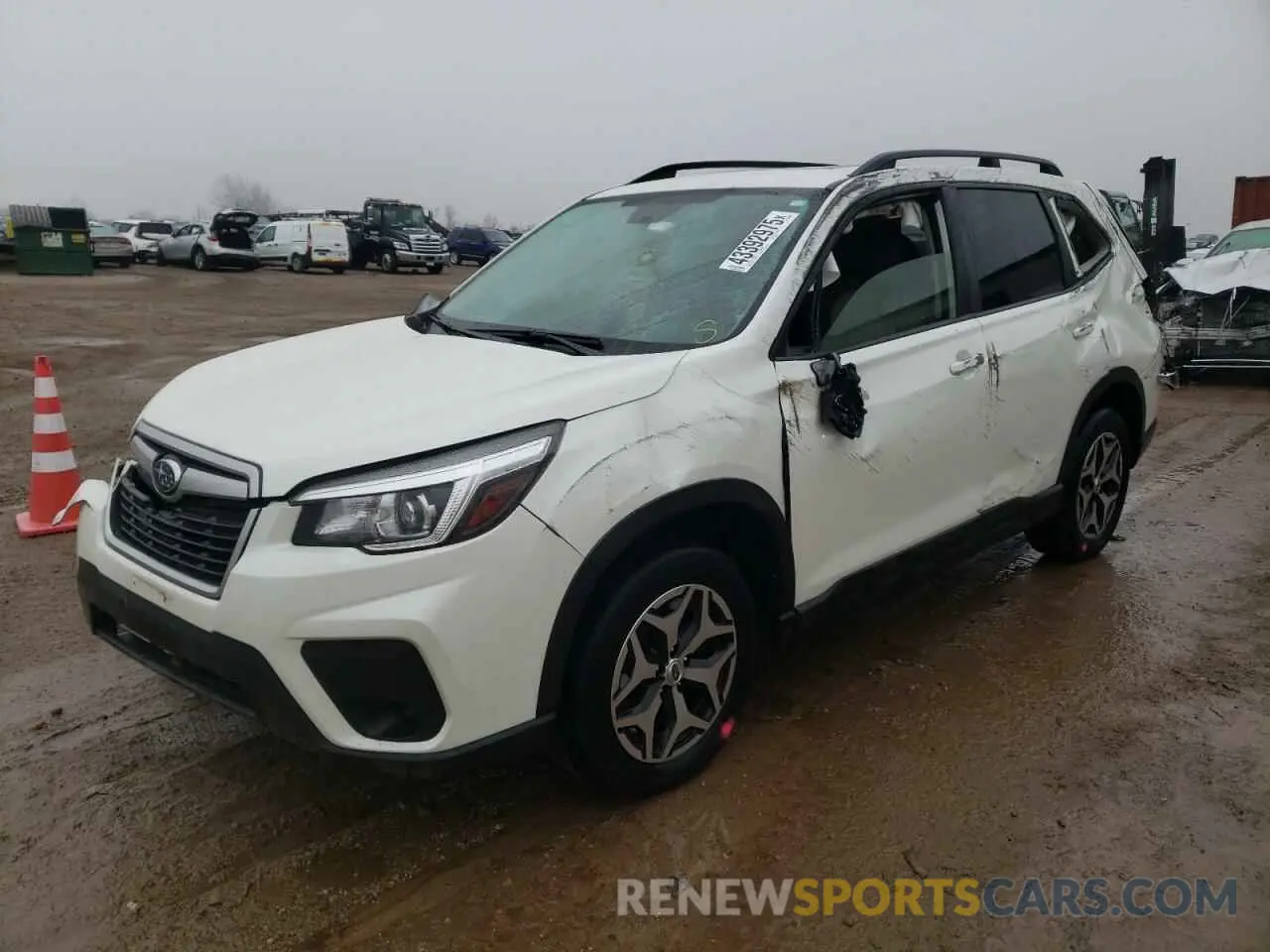 1 fotografías del automóvil dañado JF2SKAGC0KH588495 SUBARU FORESTER 2019