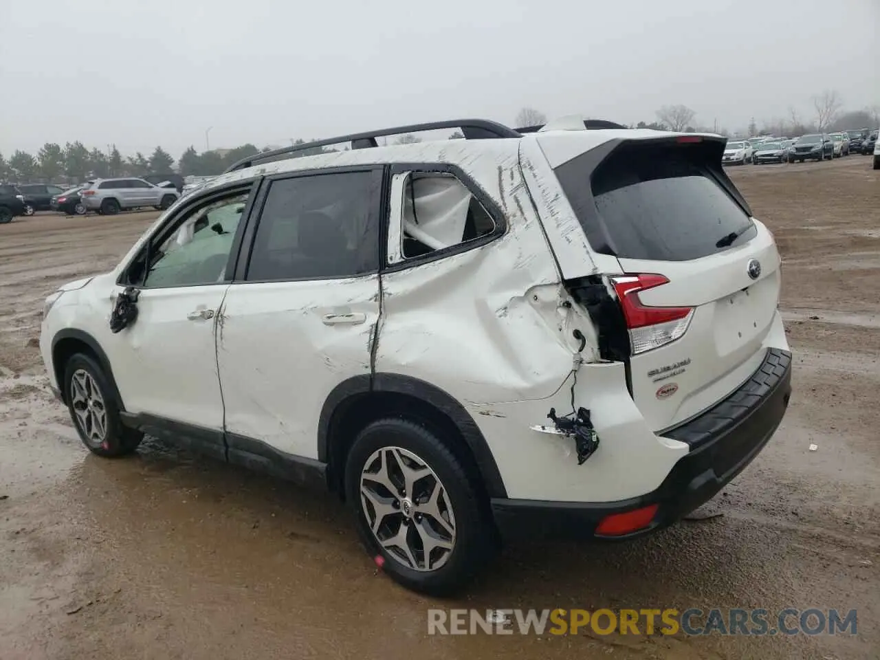 2 fotografías del automóvil dañado JF2SKAGC0KH588495 SUBARU FORESTER 2019