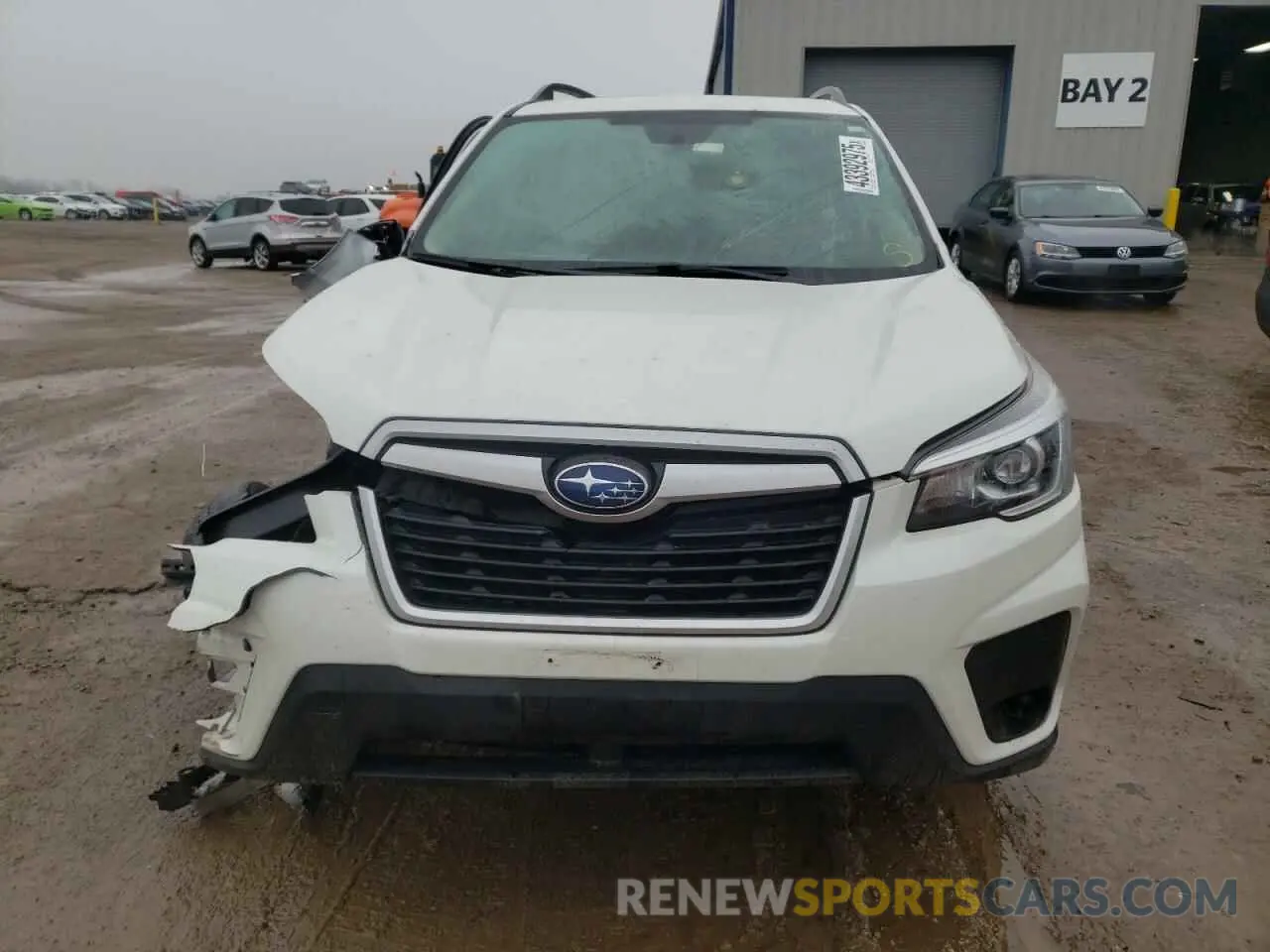 5 fotografías del automóvil dañado JF2SKAGC0KH588495 SUBARU FORESTER 2019