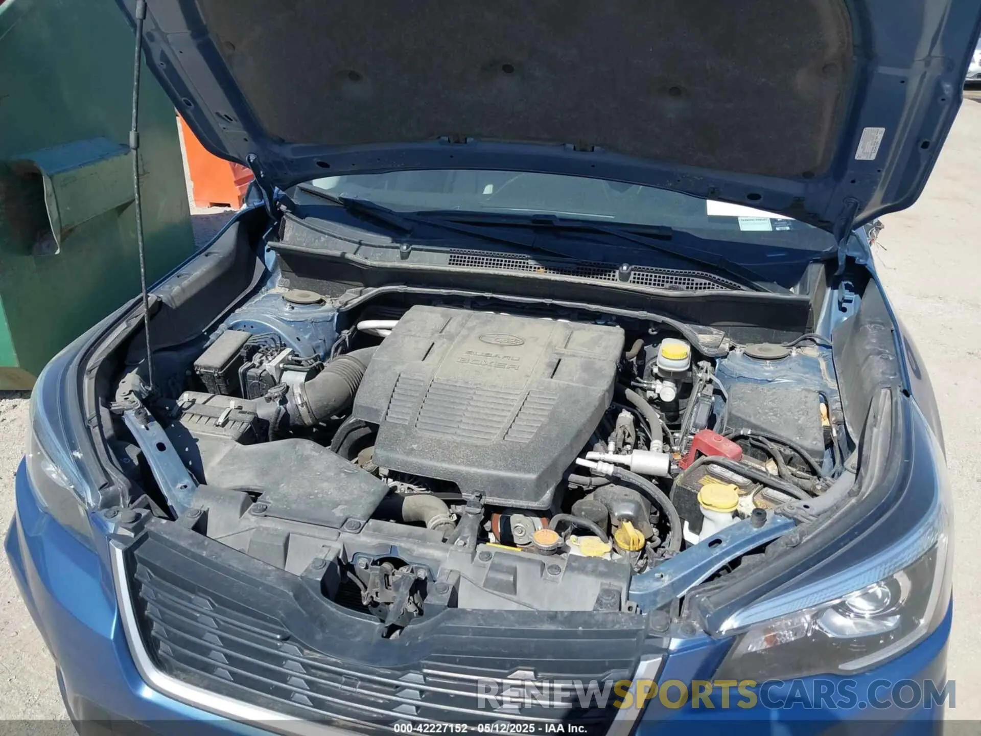 10 fotografías del automóvil dañado JF2SKAGC1KH545610 SUBARU FORESTER 2019