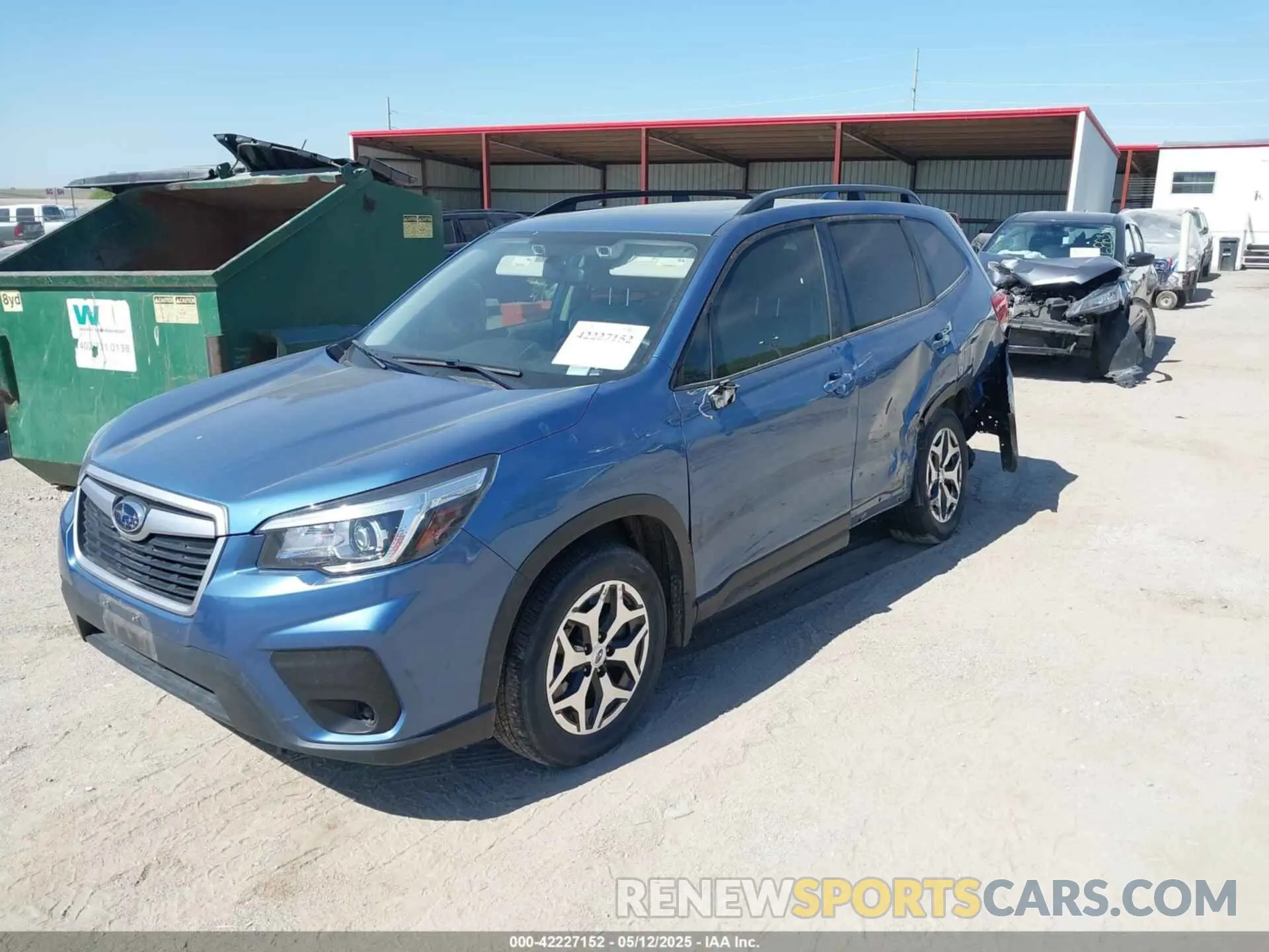 12 fotografías del automóvil dañado JF2SKAGC1KH545610 SUBARU FORESTER 2019