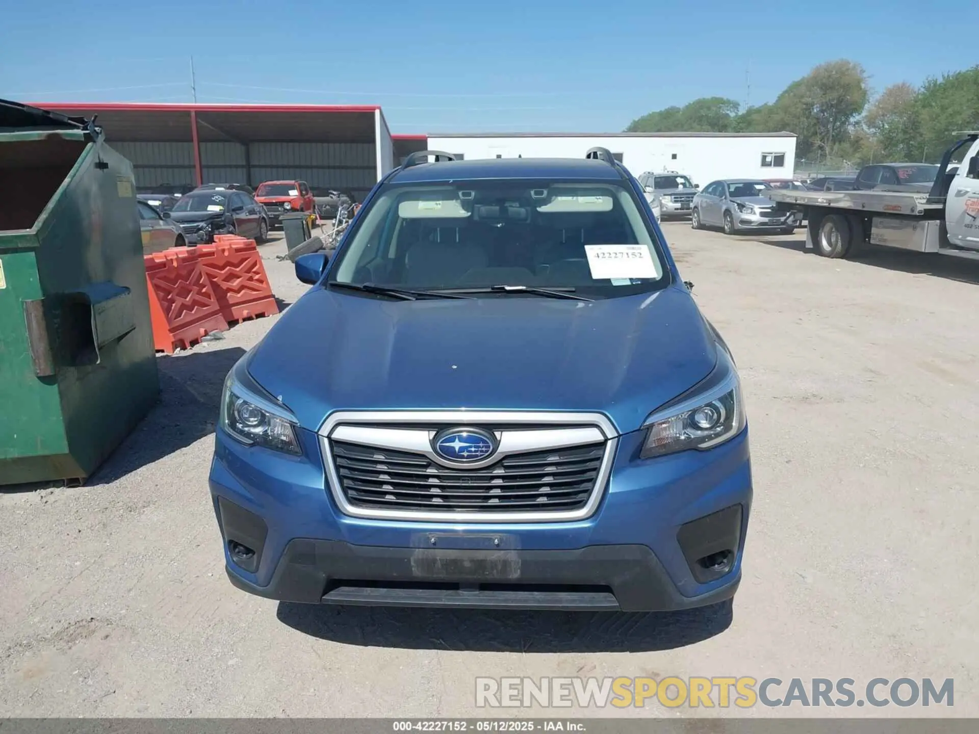 13 fotografías del automóvil dañado JF2SKAGC1KH545610 SUBARU FORESTER 2019
