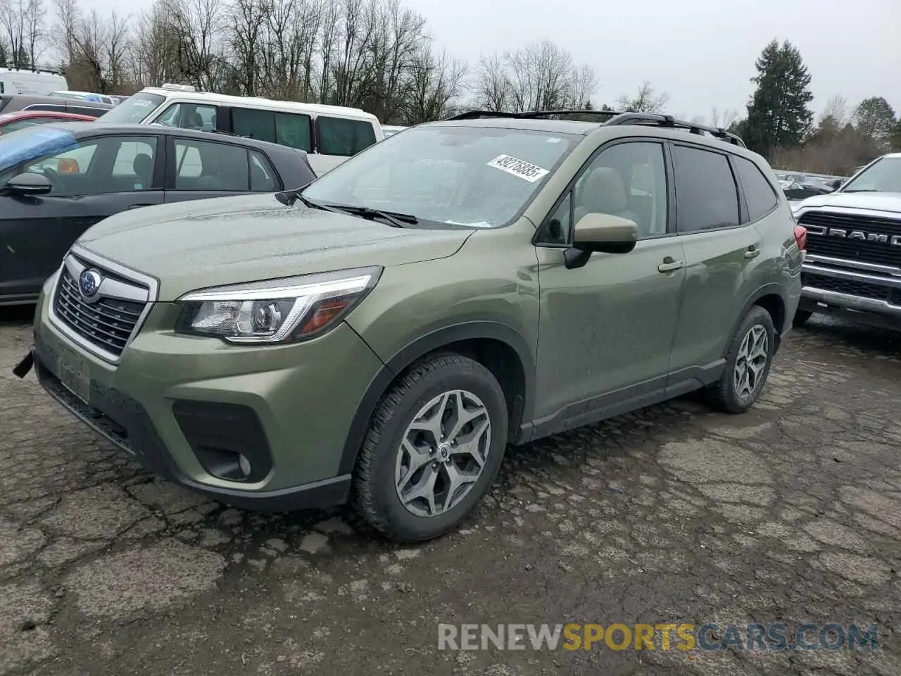 1 fotografías del automóvil dañado JF2SKAGC1KH548829 SUBARU FORESTER 2019