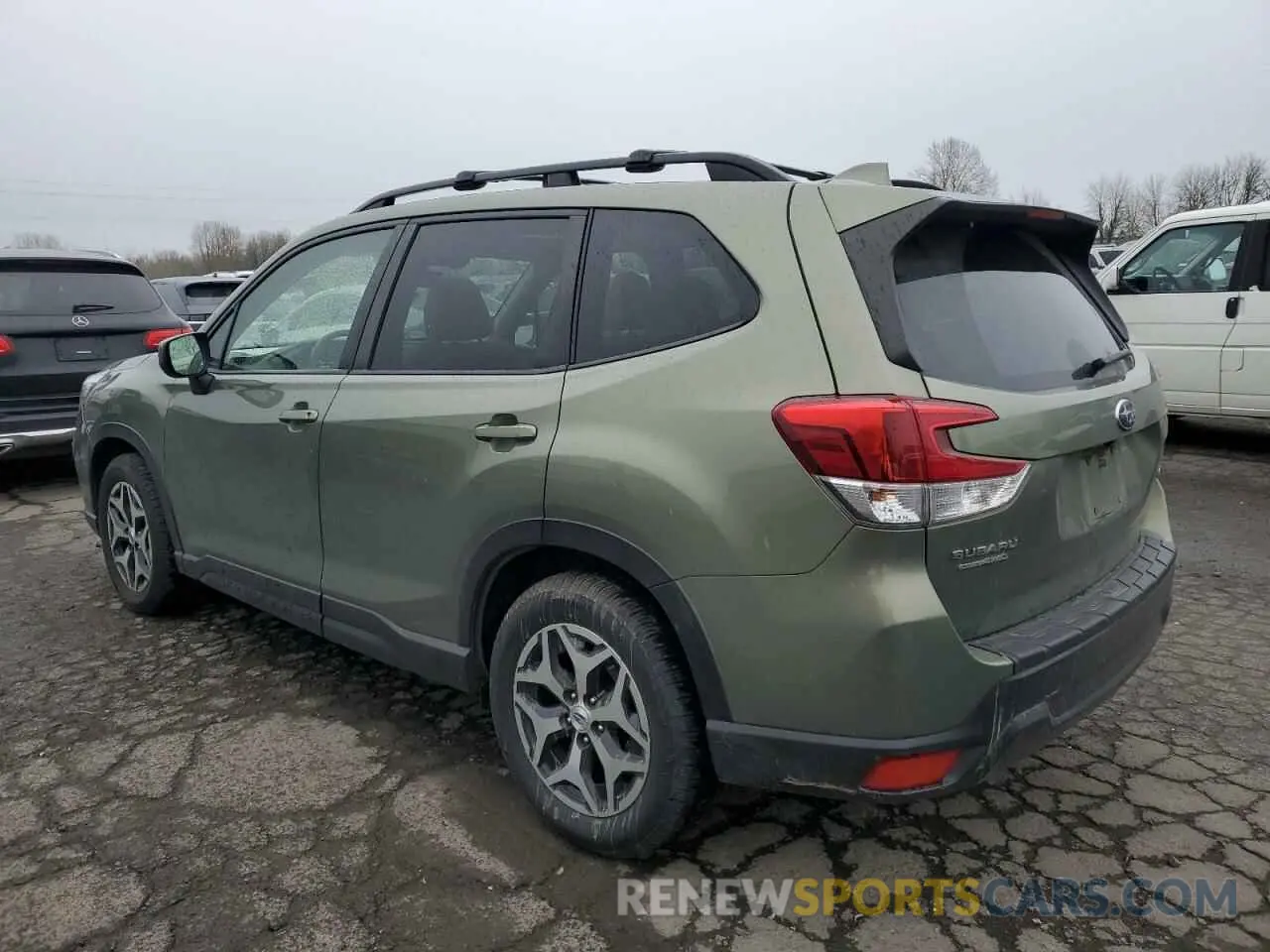 2 fotografías del automóvil dañado JF2SKAGC1KH548829 SUBARU FORESTER 2019
