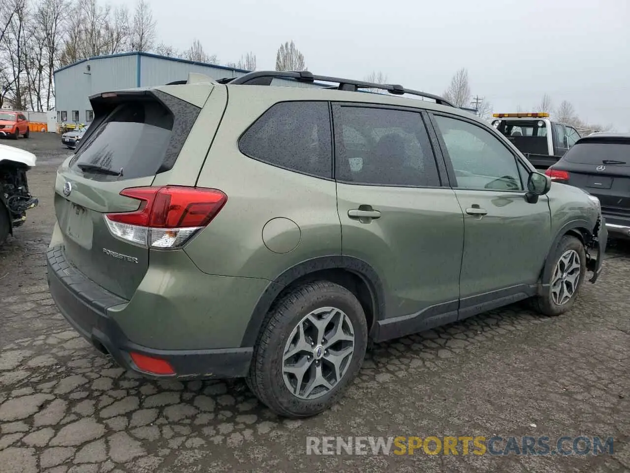 3 fotografías del automóvil dañado JF2SKAGC1KH548829 SUBARU FORESTER 2019