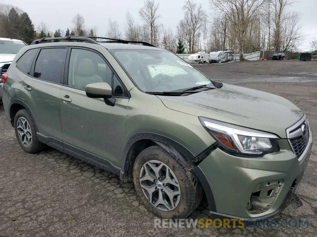 4 fotografías del automóvil dañado JF2SKAGC1KH548829 SUBARU FORESTER 2019