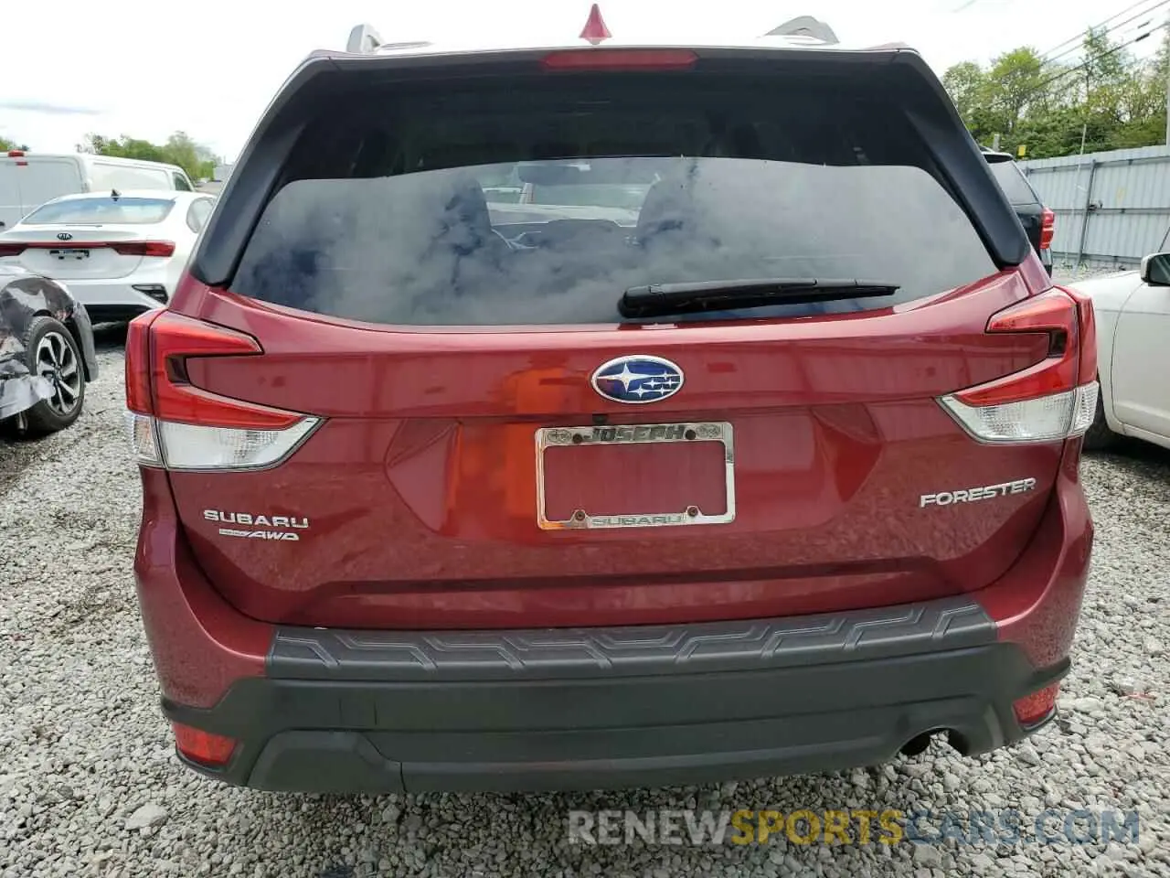 6 fotografías del automóvil dañado JF2SKAGC2KH449744 SUBARU FORESTER 2019