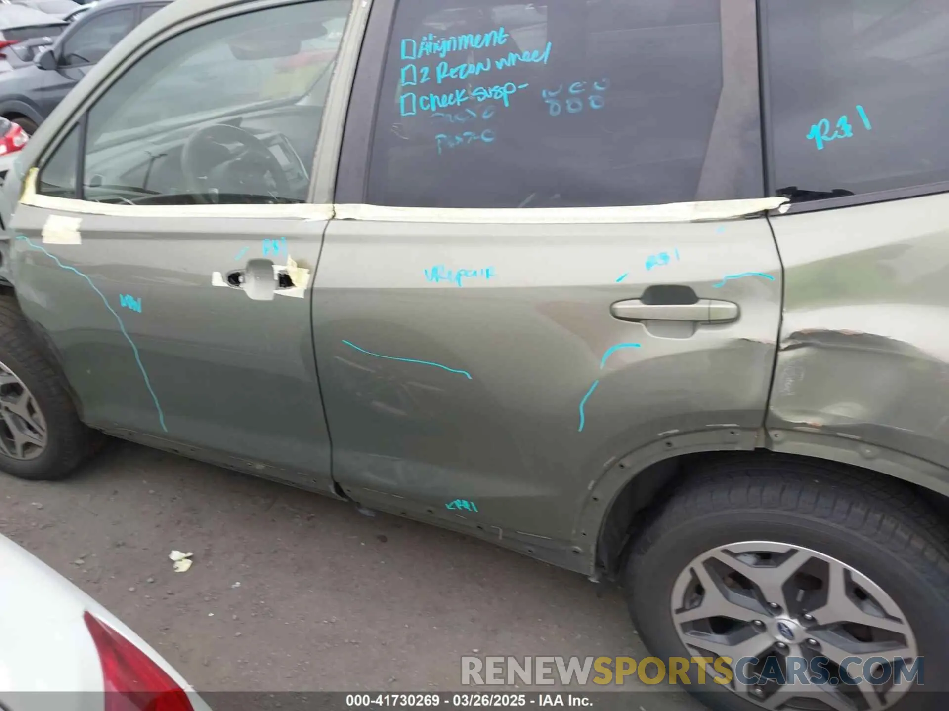 14 fotografías del automóvil dañado JF2SKAGC3KH411522 SUBARU FORESTER 2019