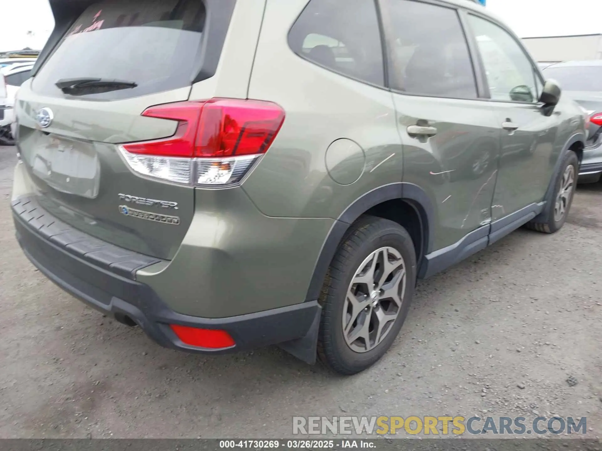 4 fotografías del automóvil dañado JF2SKAGC3KH411522 SUBARU FORESTER 2019