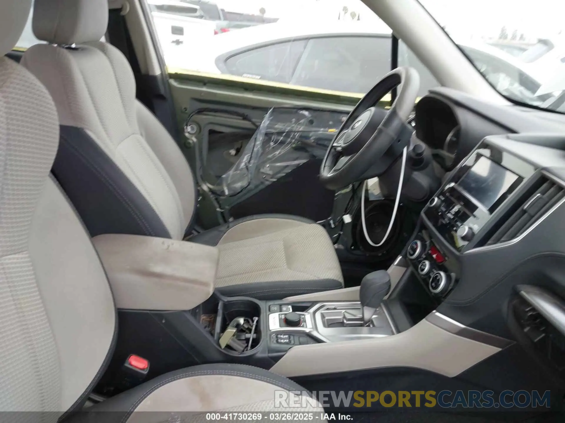 5 fotografías del automóvil dañado JF2SKAGC3KH411522 SUBARU FORESTER 2019