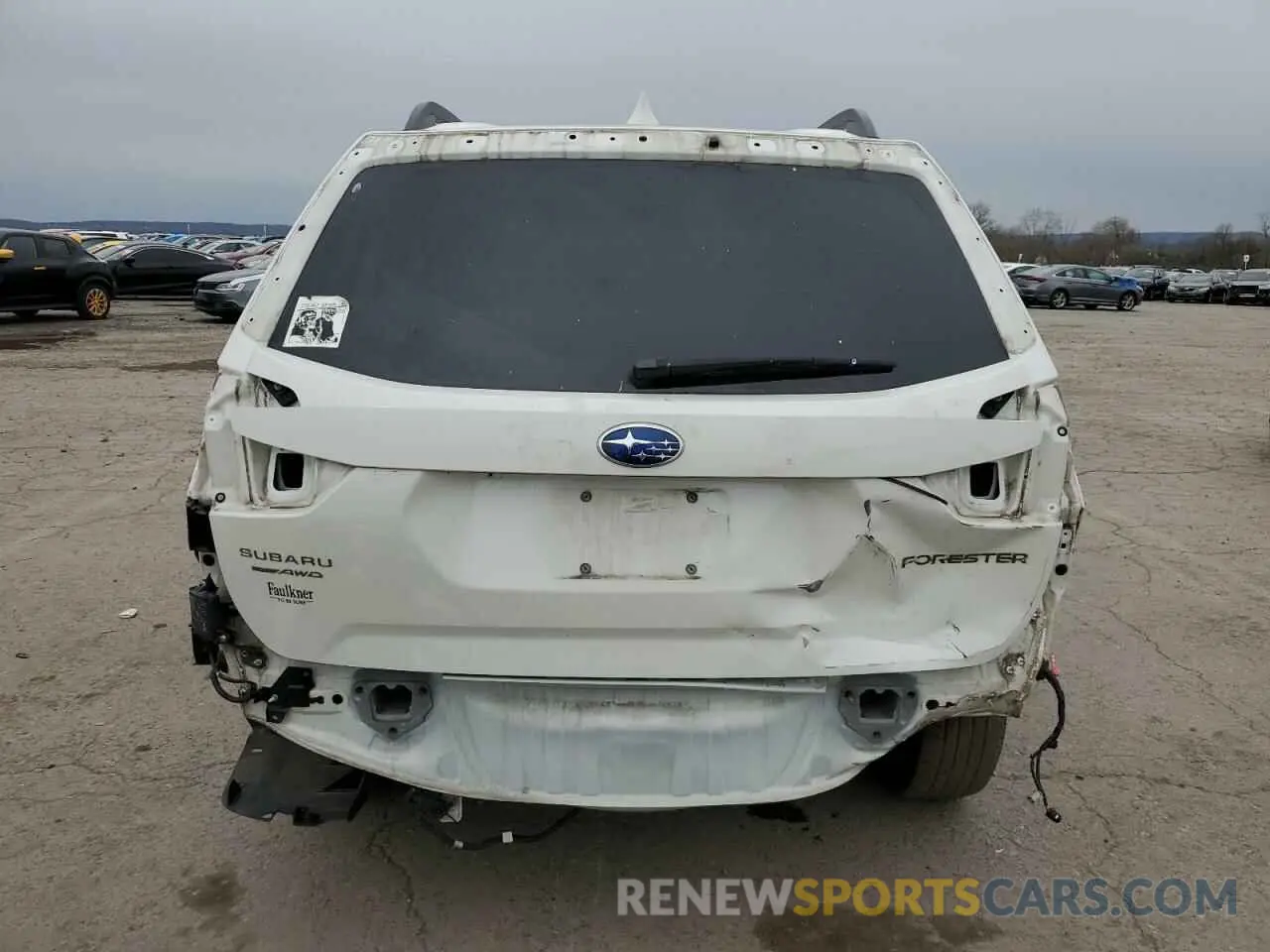 6 fotografías del automóvil dañado JF2SKAGC3KH439904 SUBARU FORESTER 2019