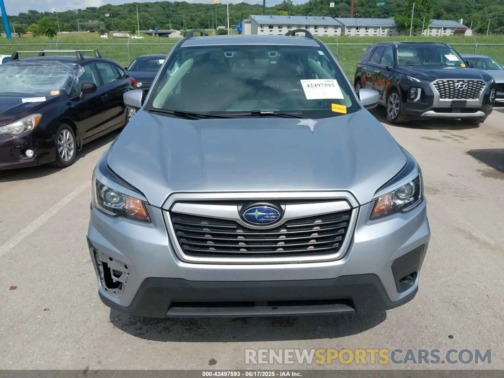 12 fotografías del automóvil dañado JF2SKAGC3KH443287 SUBARU FORESTER 2019